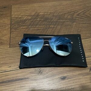 Quay Australia high key reflective mirrored sunglasses